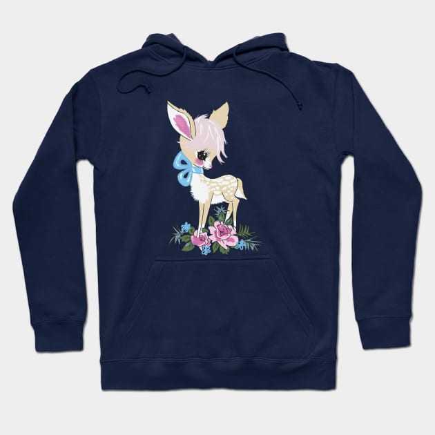 Dear oh Deer Hoodie by VultureVomitInc